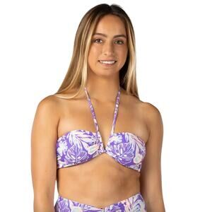 Rip Curl: Palm Party Halter Bikini Top Purple NWT Size Medium